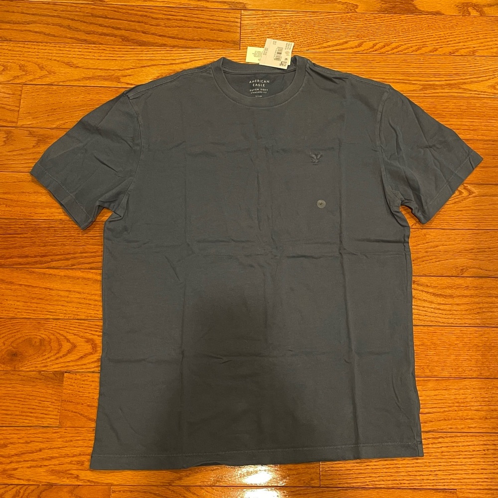 Blue American Eagle short sleeve crew neck T-shirt